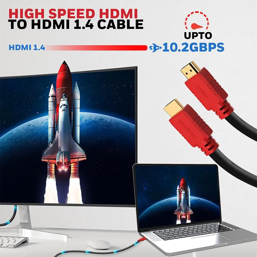 Honeywell HDMI Cable 4K 30Hz with Ethernet 5m view 3